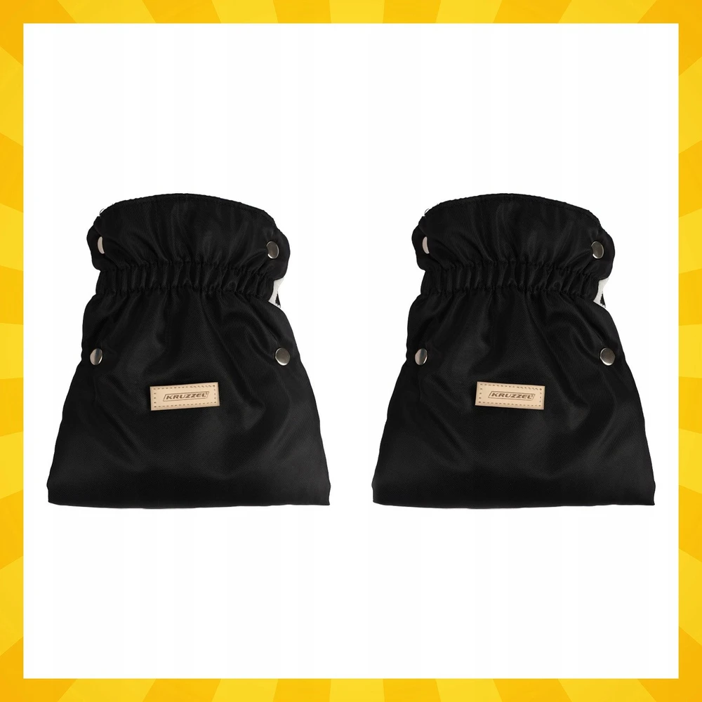 Double stroller muffs - juodas Kruzzel 25814
