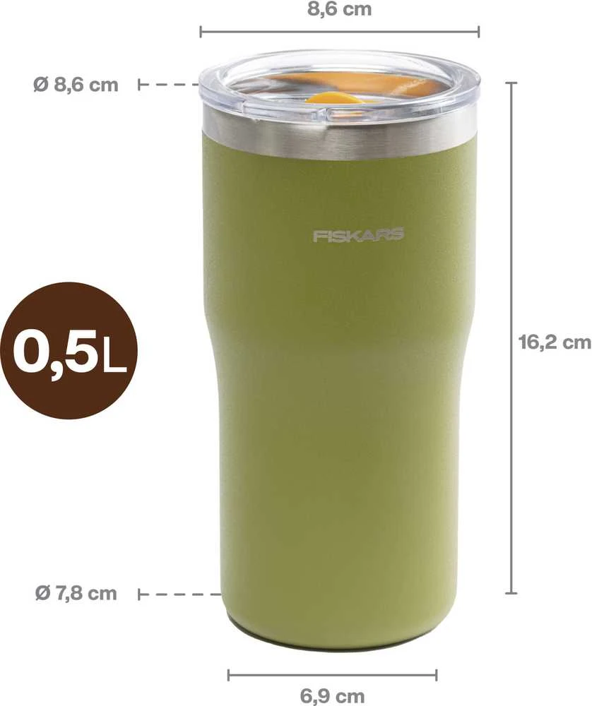 Fiskars Fiskar termopompa kelionėms, 0,5 l, sausa
