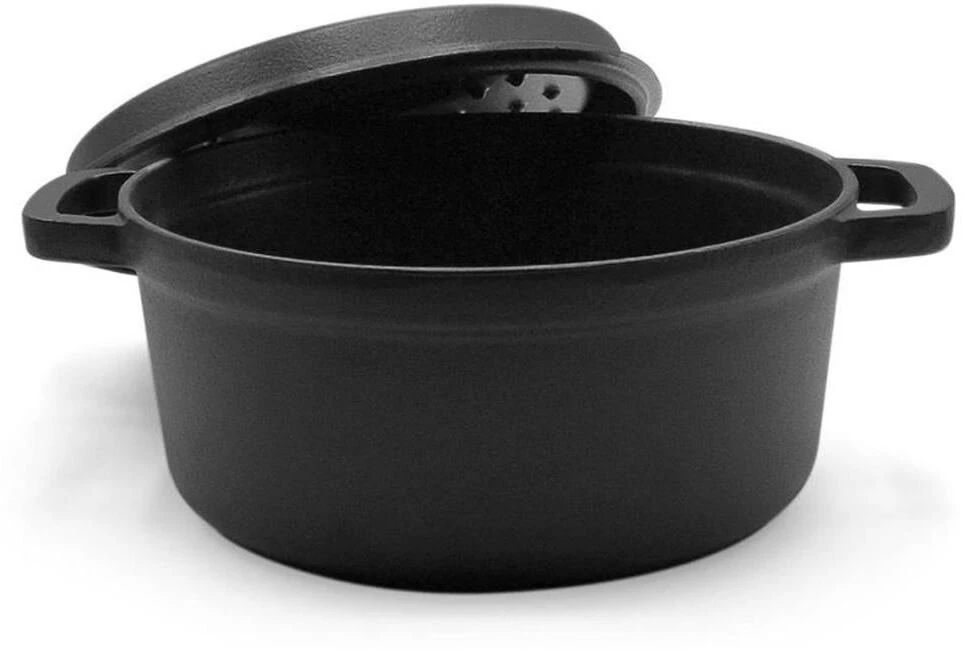 Muhler Tika MR-2448CI Cast iron cooking puodas su dangčiu 3.4L