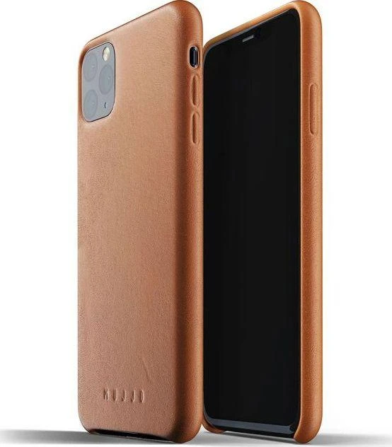 Mujjo Full Odinis dėklas do iPhone 11 Pro Max (ruda)
