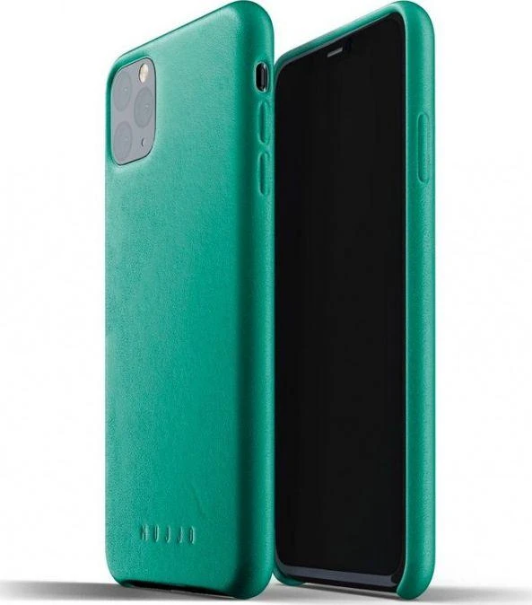 Mujjo Mujjo pilnas odinis dėklas – odinis dėklas, skirtas iPhone 11 Pro Max (žalias)