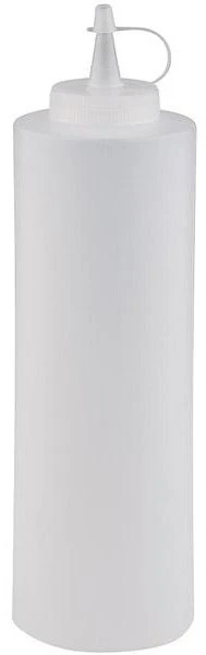 Multi Daugiafunkcis plastikinis butelis 700 ml Ø7x24 cm su permatomu dangteliu 1 vnt.