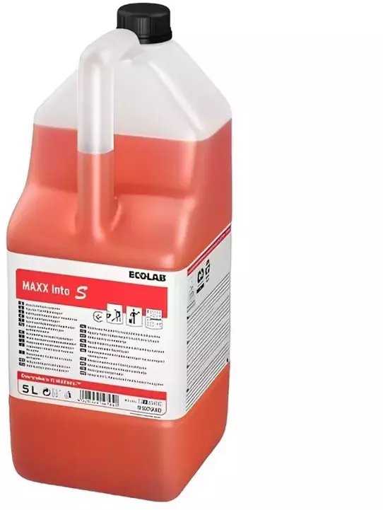 Multi Sanitarinės paskirties valymo skystis „Maxx Into S“, 5 l, ekologiškas, rūgštinis/gelinis nukalkinimas, 2 vnt. x 5 l/dėž.