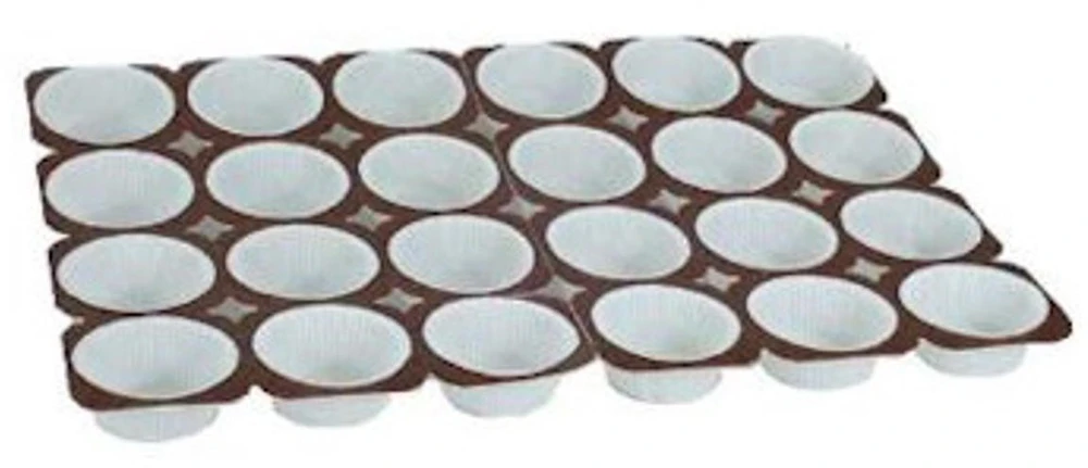 Multi Muffin tray liners 50x36 mm for 24 muffins, 125 pcs/carton