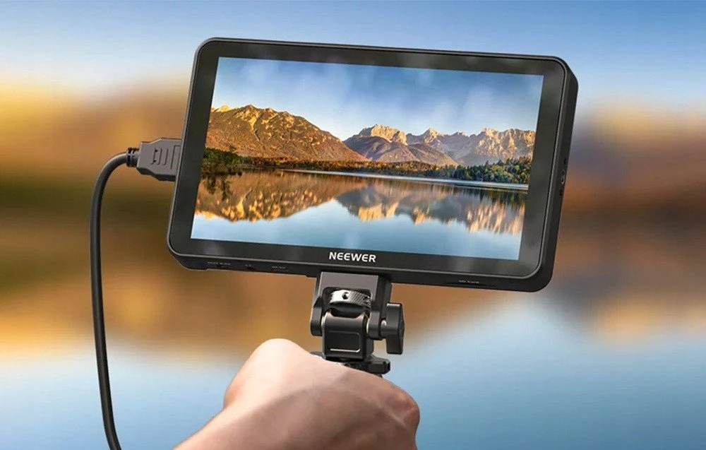 Monitorius „Neewer“ apžvalga apie monitorių 7 colių F700