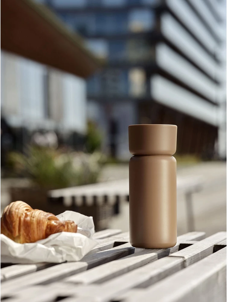 MultiBrackets Zone Denmark – Singles Thermal Mug - 400 ml - Camel