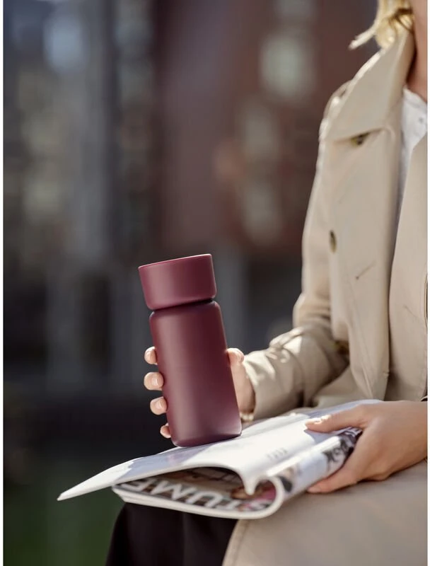 MultiBrackets Zone Denmark – Singles Thermal Mug - 400 ml - Mulberry
