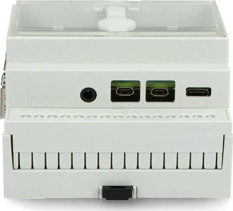 Dėklas skirtas Raspberry Pi 4B DIN bėgeliui - Multicomp Pro - pilkas