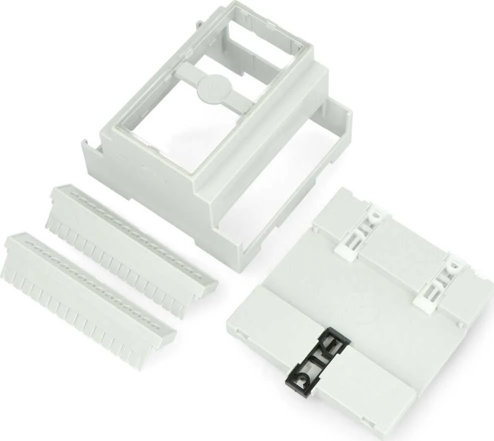 Dėklas skirtas Raspberry Pi 4B DIN bėgeliui - Multicomp Pro - pilkas