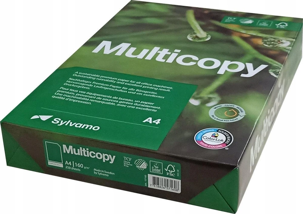 Multicopy Papier ksero Multicopy A4 160g 250 arkuszy
