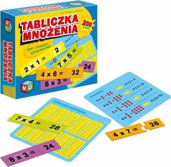 Multigra Educacinis žaidimas mokytis daugybos lentelės