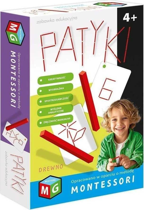 Montessori Multigra - lavinančios žaislinės lazdelės 05945