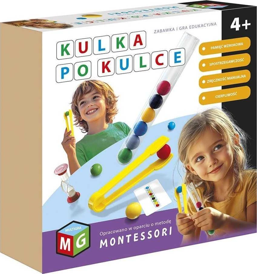 „Multigra Multigame Montessori“ edukacinis žaidimas „Kamuolys po kamuoliuko“ GR0786