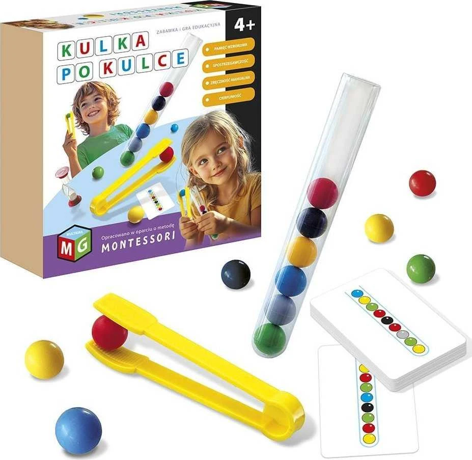 „Multigra Multigame Montessori“ edukacinis žaidimas „Kamuolys po kamuoliuko“ GR0786
