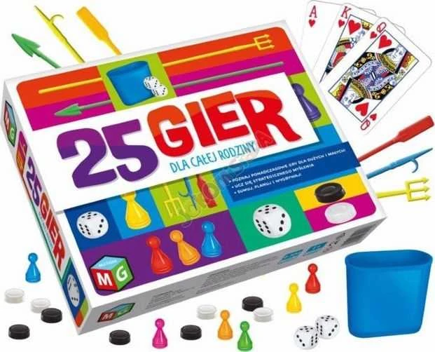„Multigra“ stalo žaidimai, 25 žaidimai visai šeimai, GR0296