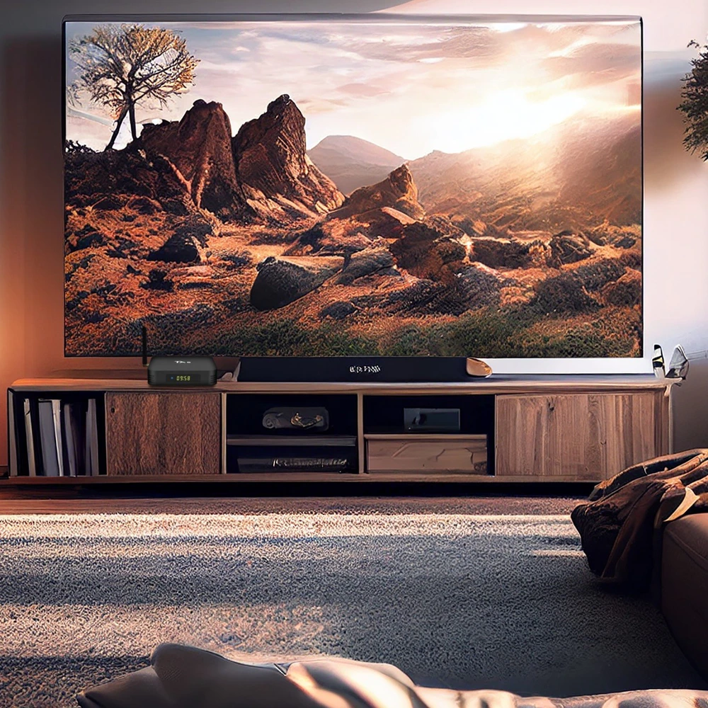 Televizorius Smart Išmanusis TV adapteris TX6, 4 GB RAM