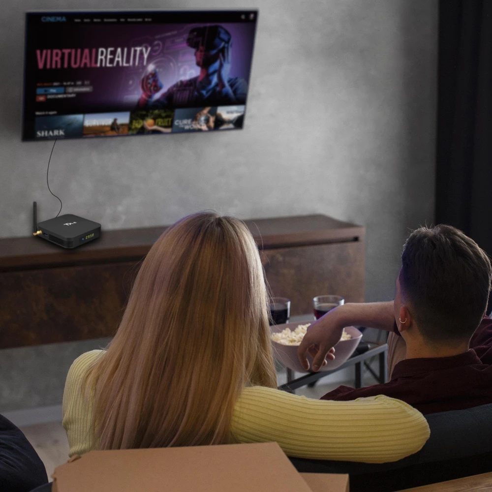 Televizorius Smart Išmanusis TV adapteris TX6, 4 GB RAM