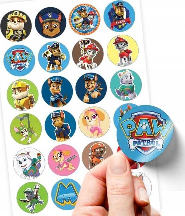 Multiprint MULTIPRINT PSI PATROL DLA DZIEWCZYNEK PIECZĄTKI BLISTER 3 SZT