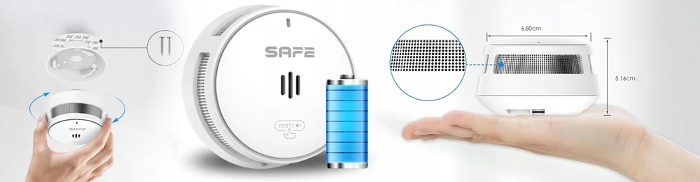 SAFEHOME SAFE 10Y30-BASIC Gaisro detektorius