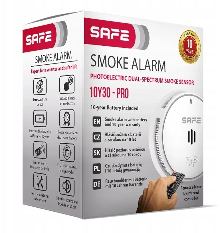Multiproject SAFE 10Y30-PRO gaisro detektorius