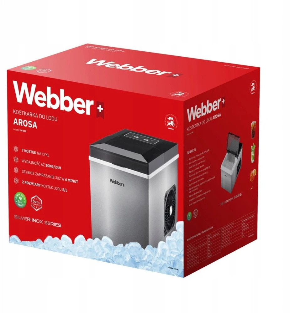Ledukų gaminimo aparatas Webber 165W 10 kg