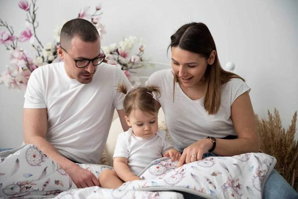 Multitex Muslino patalynės komplektas kūdikiams, antklodė 80.100 cm ir pagalvė 30.40 cm, antialerginis silikoninis užpildas, saugos sertifikatas, vaikiška patalynė