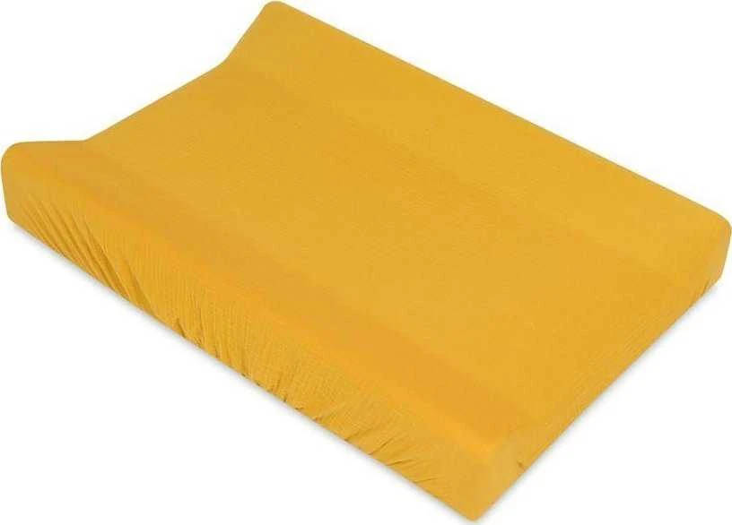Multitex Paklodė / užvalkalas - vystymo lentai - TB0414/06 - MUSLIN in BOX - MUSTARD - dydis 50x70/80 cm