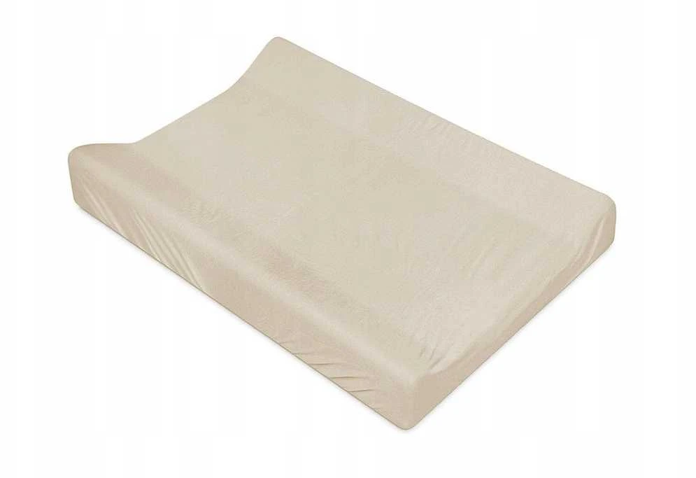 Multitex Dėklas na przewijak 50x70/80 Bamboo smėlio spalva pilka 2 pak bawełniany su gumką