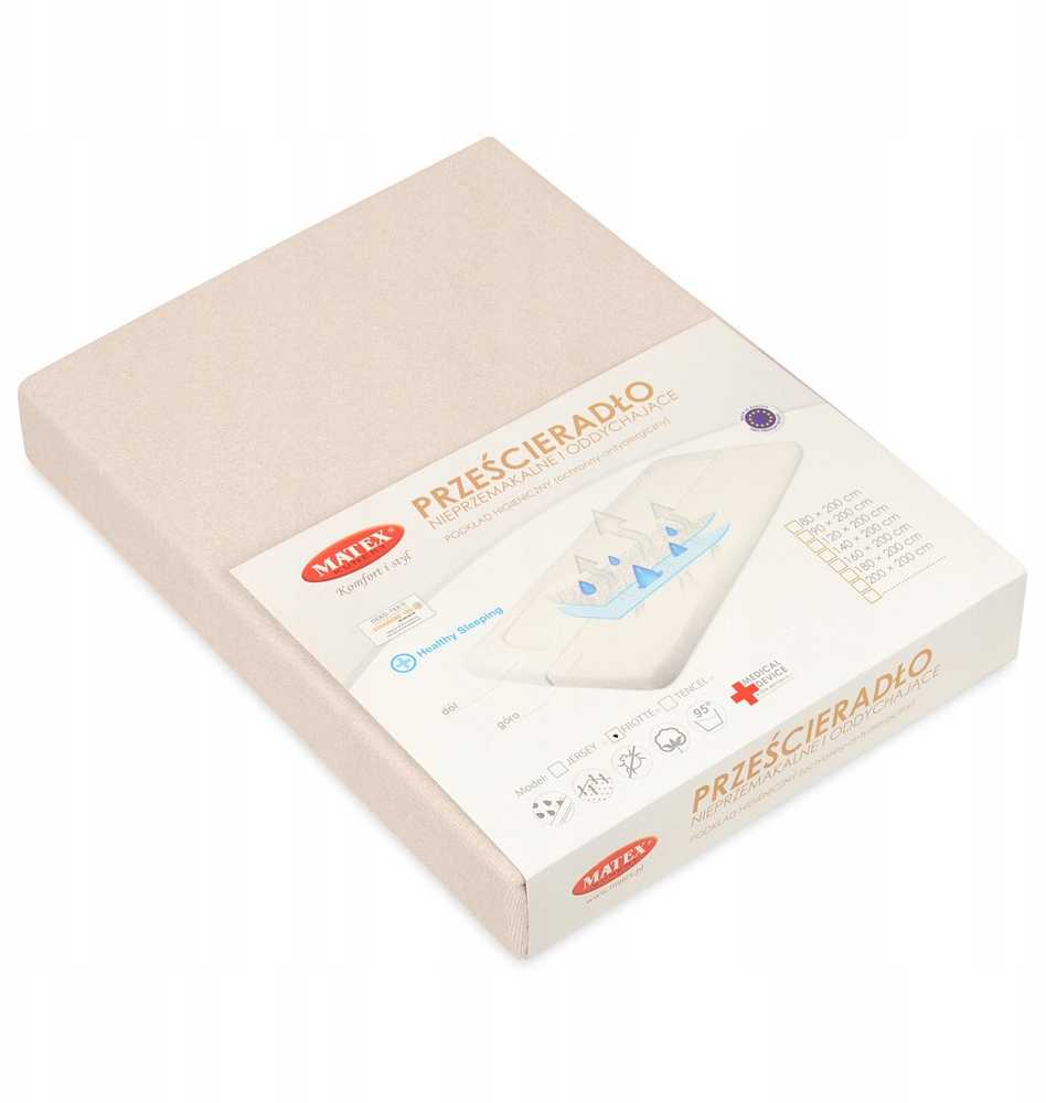 Multitex Higieninis čiužinio užtiesalas Nepralaidus FROTTE 120x200x20