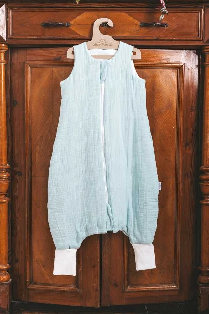Multitex Vaikiškas miegojimo maišas MUSLIN TO GO su kojomis, ilgis 95 cm