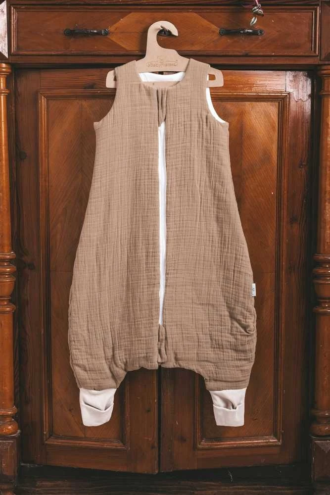 Multitex Vaikiškas miegojimo maišas MUSLIN TO GO su kojomis, ilgis 95 cm