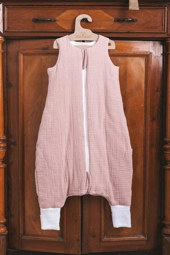Multitex Vaikiškas miegojimo maišas MUSLIN TO GO su kojomis, ilgis 95 cm