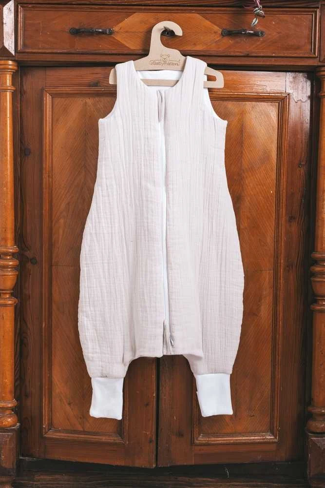 Multitex Vaikiškas miegojimo maišas MUSLIN TO GO su kojomis, ilgis 95 cm