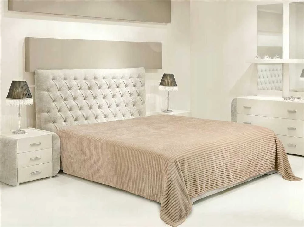 Multitex Koc narzuta su mikrofibry 170x210 Diuna smėlio spalva Matex