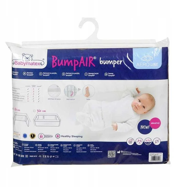 Multitex Lovytės apsauga „Bump Air Designe“ su muslino efektu, 360 laipsnių žvaigždutės