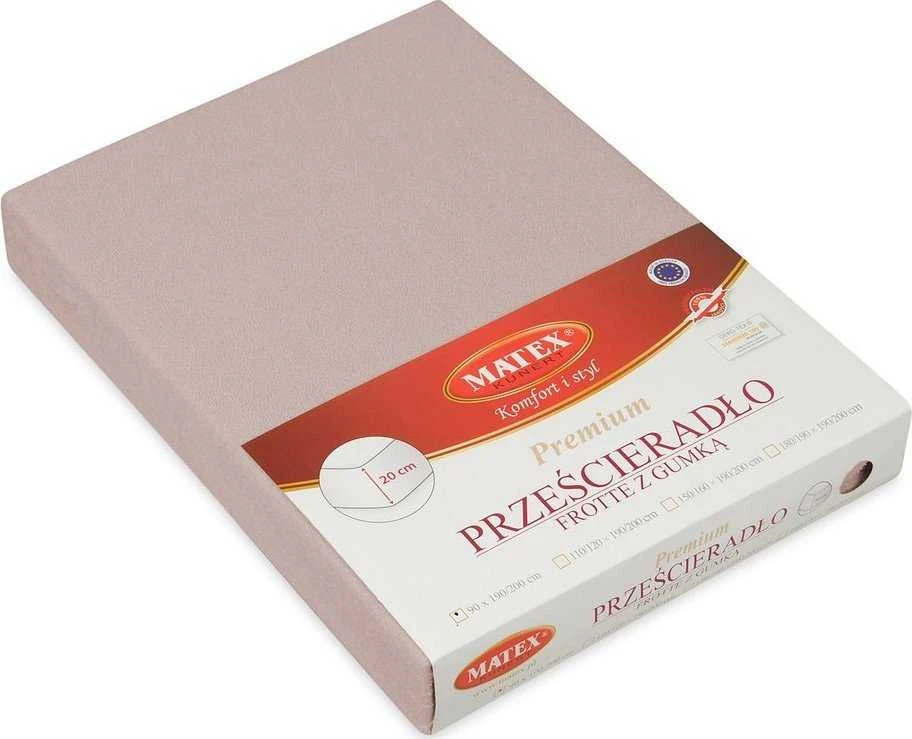 Multitex paklodė su guma 120 x 200 frotinis audinys su elastine juostele 12