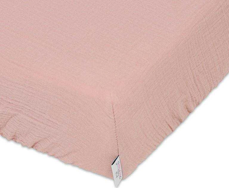 Multitex Muslin paklodė 70x140 pudra rožinė 12 Muslin
