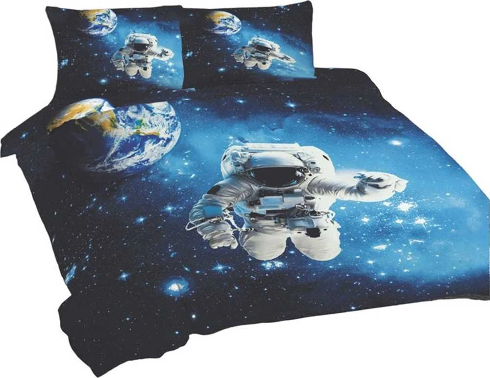 Multitex Patalynė bawełniana 160x200 Kosmos juoda mėlyna Universal Matex