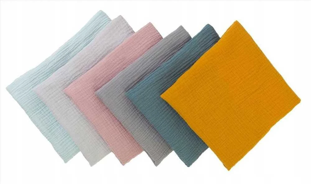Rankšluostis Multitex Pielucha MUSLIN 3 pak dėžutėje, roz. 70x80