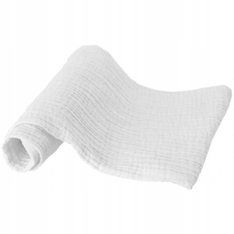 Rankšluostis Multitex Muslininės sauskelnės Muslin 3 vnt 70x80 balta medvilnės komplektas