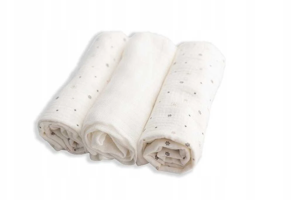 Rankšluostis Multitex Pielucha MUSLIN DESIGN druk 3 pak, roz. 70x80