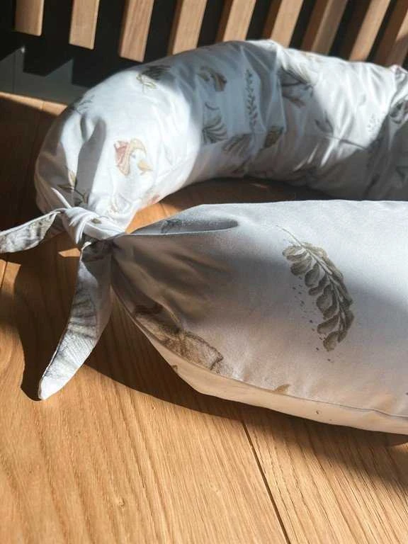 Multitex Mėnulio padėties nustatymo pagalvė, kruasanas, 260 šakų ilgio, skirta žindymui, nėštumui, atsipalaidavimui