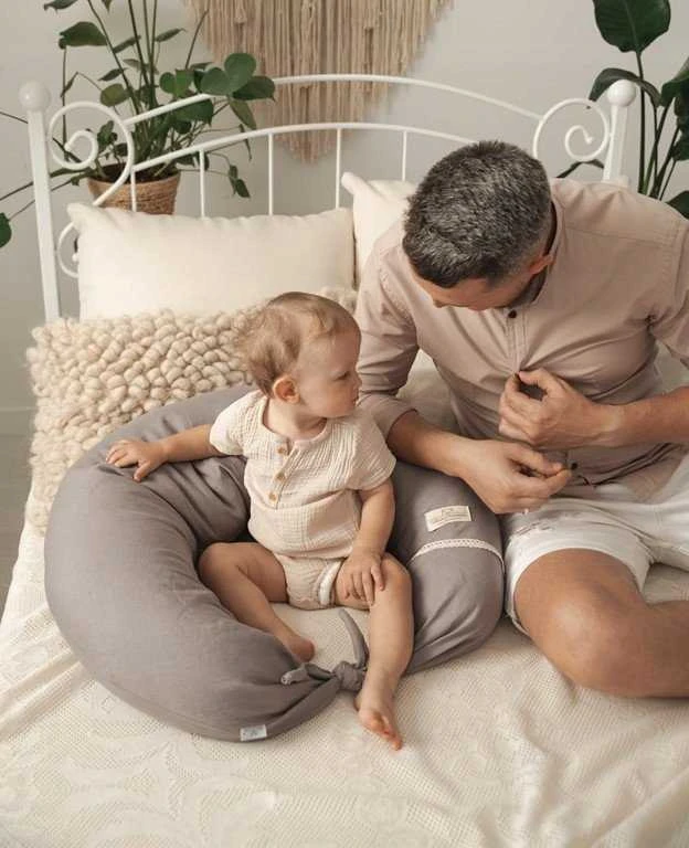 Multitex RELAX LINEN pozicionavimo pagalvė, 190 cm ilgio