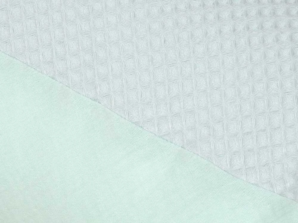 Multitex „Relax Muslin Prestige“ pozicionavimo pagalvė, vaflinė, mėtinė, 190 cm, skirta žindymui, nėštumui, atsipalaidavimui
