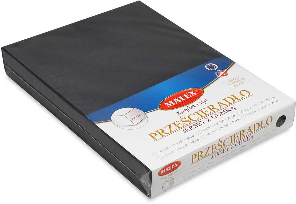 Multitex Jersey lakštas su guma, dydis 150/160x190/200x30 PREM