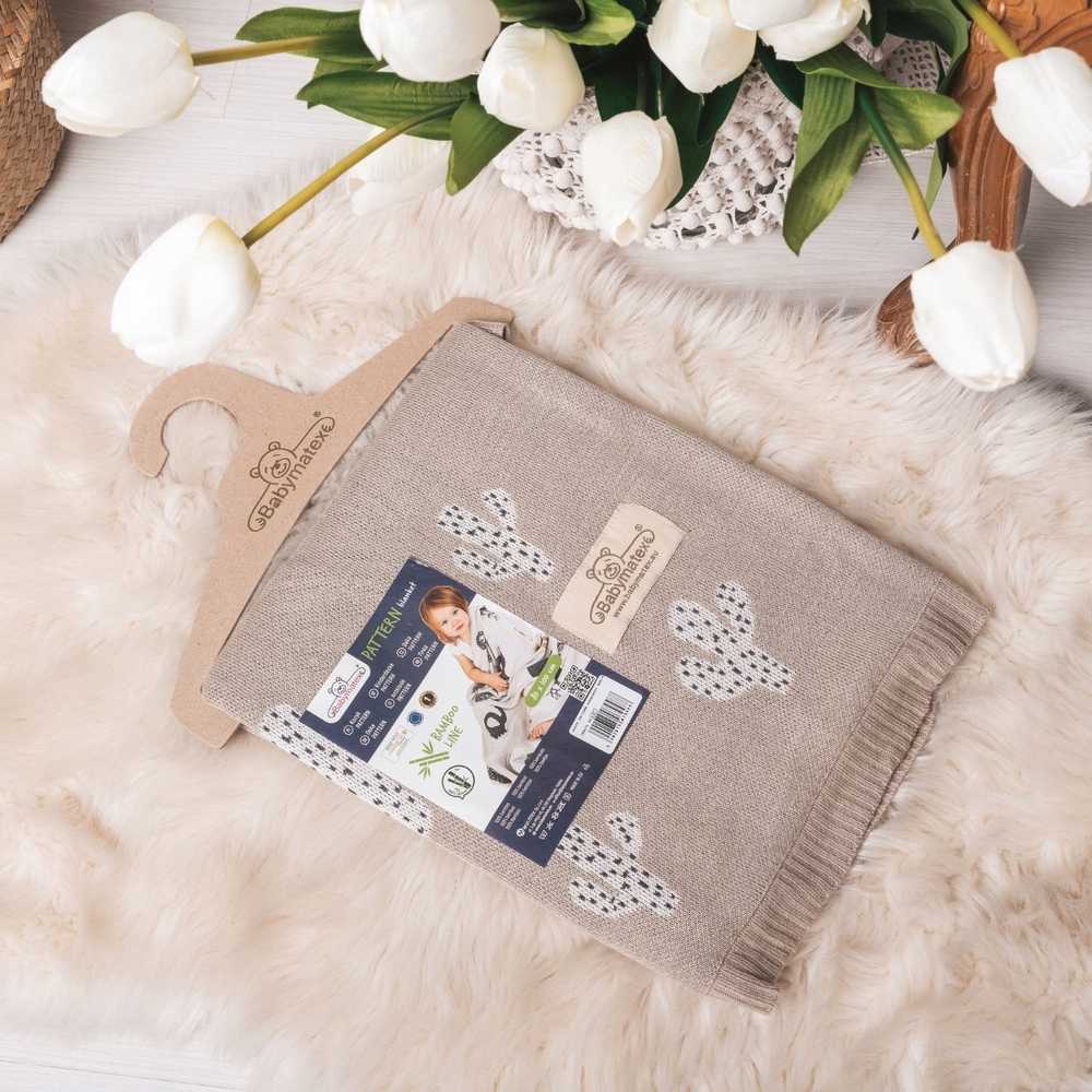 Multitex Bambukinis pledas PATTERN 80x100