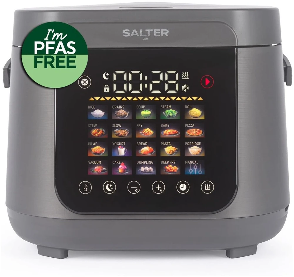 Daugiafunkcinis puodas Salter EK6758VDE Talpa 5L 860W Bez PFAS Jutiklinis ekran LCD