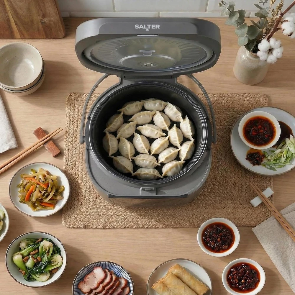 Daugiafunkcinis puodas Salter EK6758VDE Talpa 5L 860W Bez PFAS Jutiklinis ekran LCD