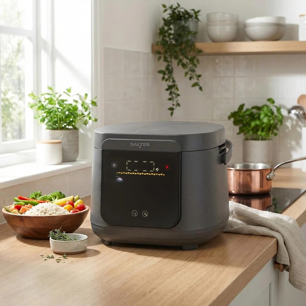 Daugiafunkcinis puodas Salter EK6758VDE Talpa 5L 860W Bez PFAS Jutiklinis ekran LCD
