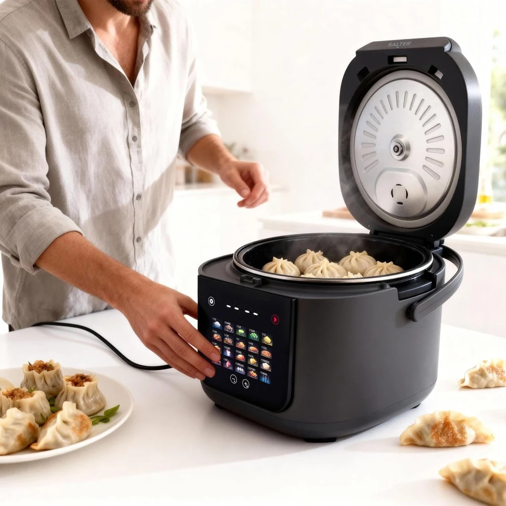 Daugiafunkcinis puodas Salter EK6758VDE Talpa 5L 860W Bez PFAS Jutiklinis ekran LCD